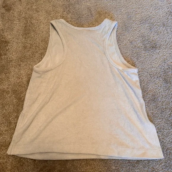 A New Day Women's Light Grey Terry Tank Top Size M Brand New - Picture 3 of 4